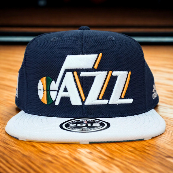 Utah Jazz Hat Cap 2015 Adidas NBA Draft Embroidered Adjustable Snapback OSFM