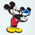 Disney Mickey Mouse Holding Mickey Silver Ears Hat 2009 Trading Pin