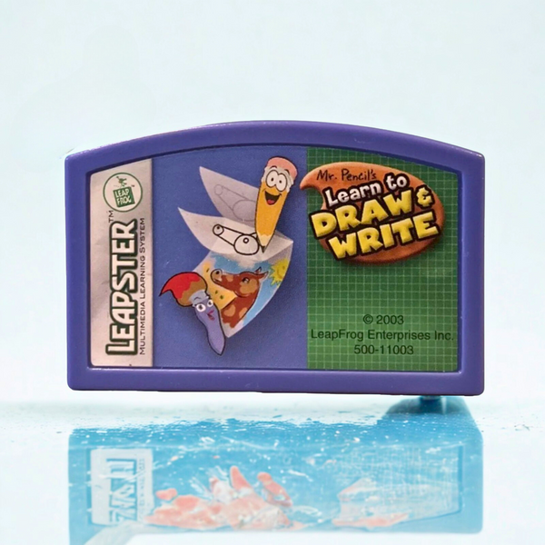 Leap Frog Leapster Mr. Pencil's Learn to Draw & Write Game Cartridge Only