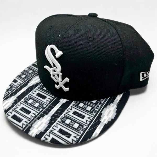Chicago White Sox MLB New Era Snapback Hat Aztec Tribal Pattern NWT