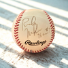 RICK MAHORN SIGNED AUTOGRAPHED Baseball PISTONS HAWKS MLB NBA