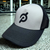 Peloton Adjustable Workout Logo Unisex Adult White Black Mesh Snapback Hat Cap