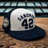 Mariano Rivera New York Yankees MLB HOF Sandman 42 Hat New Era Sz. 8 Fitted 59Fifty