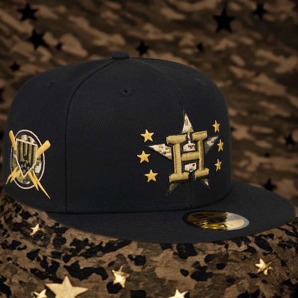 Houston Astros New Era Camo 2024 Armed Forces Day 59FIFTY Fitted Hat 6 7/8