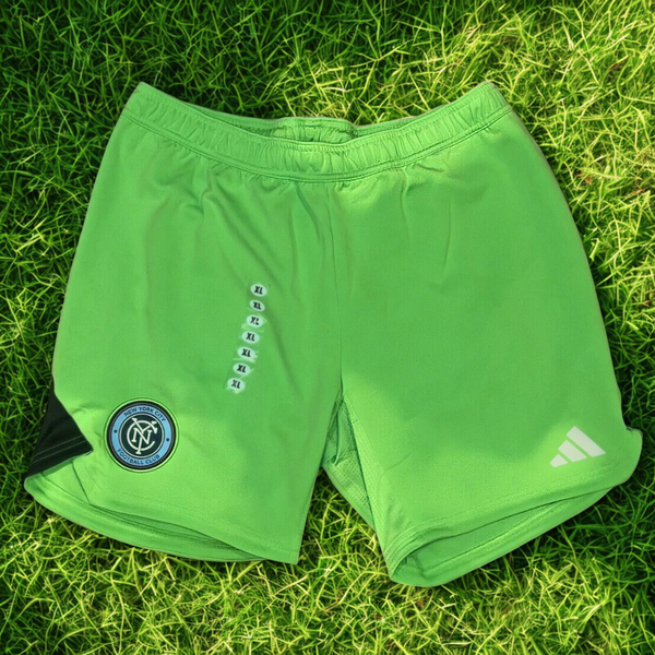 New York City NYCFC MLS Adidas Authentic Game Shorts Sz. XL HY7542 MSRP $65