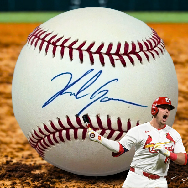 Nolan Gorman Autographed Sweet Spot Baseball St. Louis Cardinals Star MLB