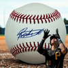 Endy Rodriguez Pittsburgh Pirates Autographed Baseball Future Star MLB