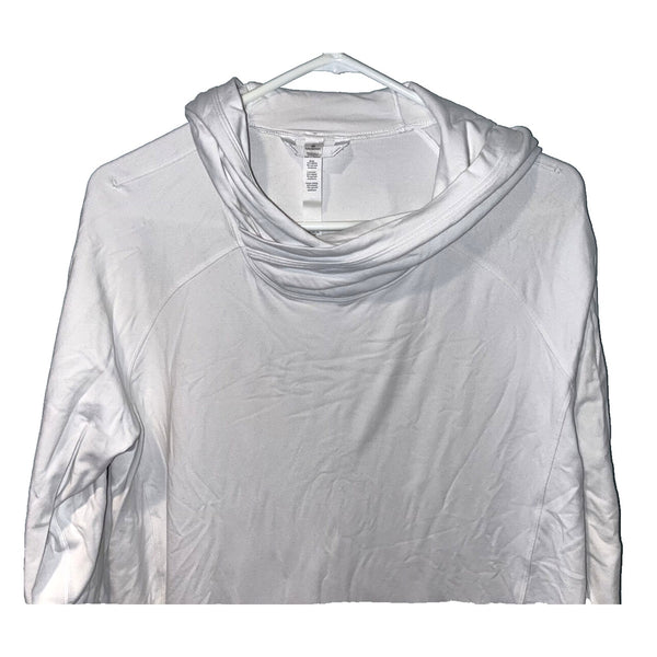 Lululemon Scuba Pullover Cotton Terry Size 8 White 01165