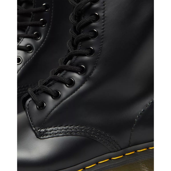Dr. Martens 1460W Womens 7 Black Smooth Leather 8 Eye Boots Grunge Y2K NWOB