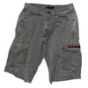 Polo Jeans Co Ralph Lauren Cargo Shorts 29 Freighter Gray Y2K Gorpcore