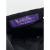 Ralph Lauren Purple Label Cotton Leather Ball Cap Black Made Italy Rare Luxury