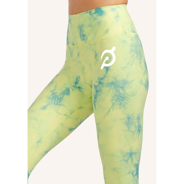 Peloton Cadent Capri Womens Cropped Leggings Tie Dye Neon NWT Size XS