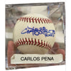 Carlos Pena Tampa Bay Rays Autographed ROML Baseball MLB