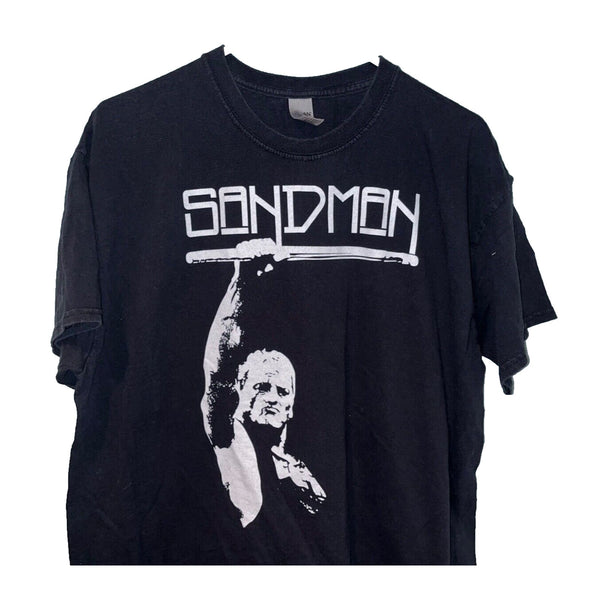 Vintage ECW The Sandman Shirt Adult XL Black Wrestling