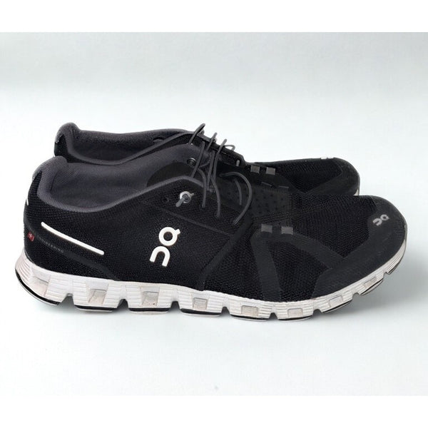 On Cloud 5 Running Shoes Men’s 11.5 Black White Swiss Engineering Sneakers EUC