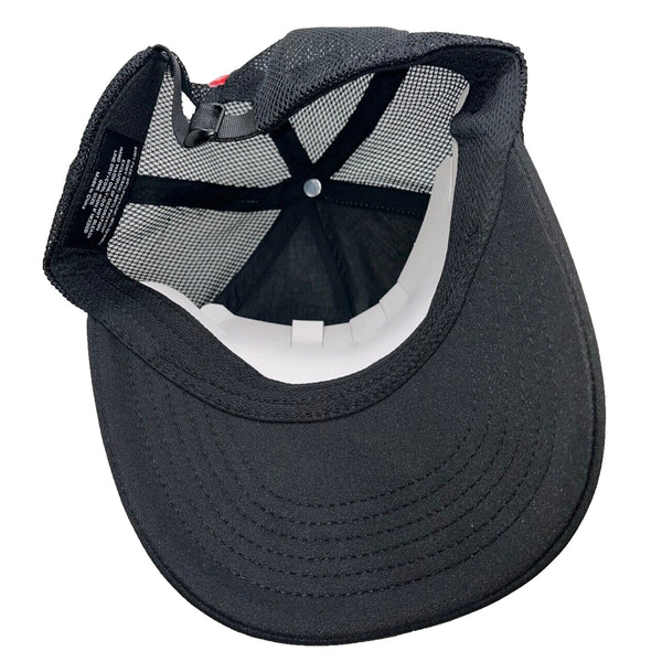 Peloton Adjustable Workout Logo Unisex Adult White Black Mesh Snapback Hat Cap