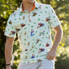 RSVLTS Flintstones Loyal Order of Dinosaurs Golf Polo XL Breakfast Balls NWOT