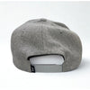 Stussy Wool Snapback Hat Cap Gray Purple Undervisor Big Logo Rare Streetwear