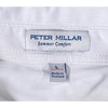 Peter Millar Summer Comfort CNBC Polo Shirt White Performance Golf Large NWOT