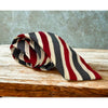 Donald J. Trump Signature Silk Striped Crest Tie Handmade