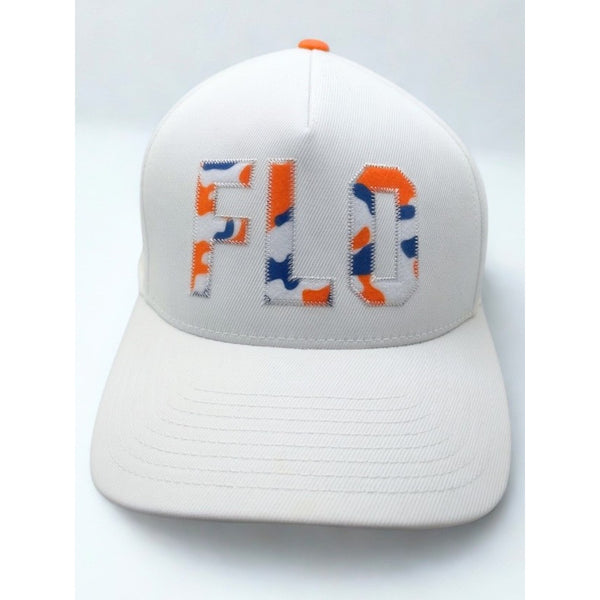 Floridian National Golf Club G/Fore FLO Snapback Hat White Camo Adjustable
