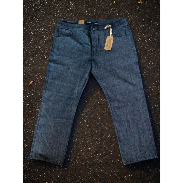 Rocawear Jeans 48x32 Vintage Deadstock Classic Fit R Flap Raw Black Red NWT