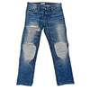 Norman Russell Selvedge Denim Jeans USA Handmade Beach Wash Straight Fit 27x28