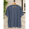 Vuori Strato Tech Tee Men's XL Blue Dusk Heather Performance Stretch Shirt NWOT