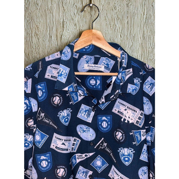 New York Yankees Tommy Bahama Island Zone Shirt MLB Print XL Rare NWT