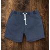 Marine Layer Saturday Shorts Mens L Asphalt Drawstring Stretch Canvas NWT 7"