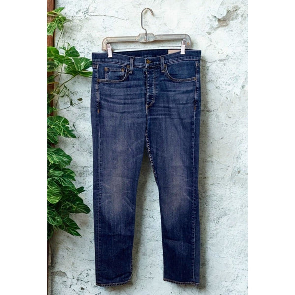 Rag & Bone Fit 2 Slim Jeans Throop Wash Mens 33x30 Stretch Denim EUC