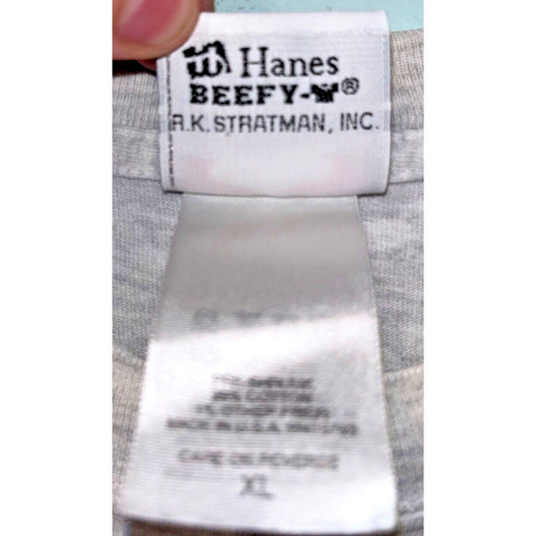 Harley Davidson Back Bay Boston Massachusetts XL Hanes Beefy-T Biker T