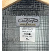 CALTOP Pewter Gray Ombre Old School Lowrider Chicano Biker Flannel Shirt XL NWOT