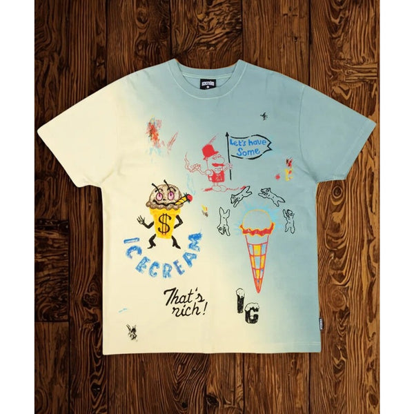 ICECREAM Billionaire Boys Club Mount Drawmore Tee Mens M Rare Graphic Shirt