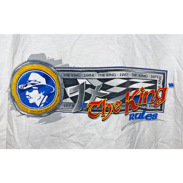 Richard Petty The King 43 NASCAR T Shirt 2XL Fruit Loom VTG USA Vintage