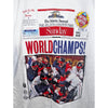 Atlanta Braves Newspaper Print 1995 World Champs Single Stitch Adult XL Vintage