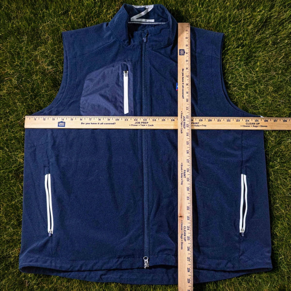 Newport Country Club Zero Restriction Z700 Golf Vest XL Navy Irish Partnership