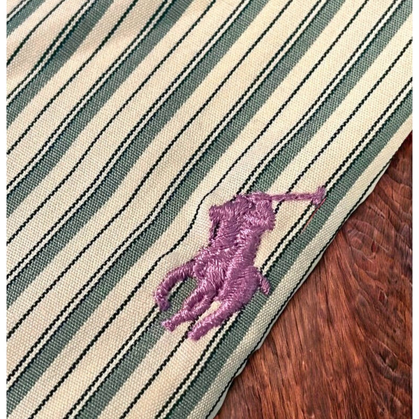 Polo Ralph Lauren Postboy Striped Button Shirt XL Deadstock NWT Vintage