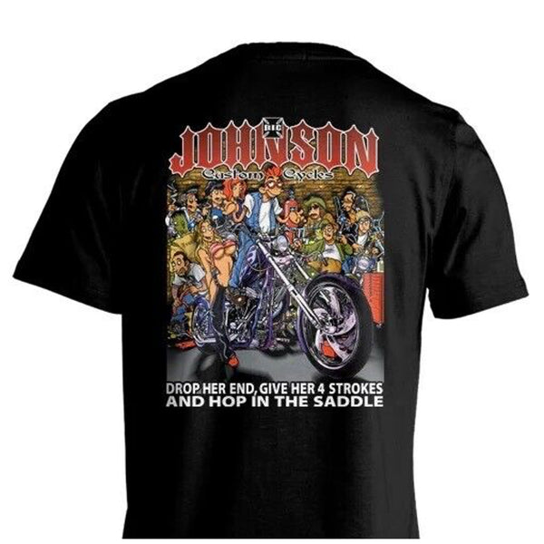 Big Johnson Motorcycles West Coast Choppers OCC Parody XL Biker Motorcycle Faded