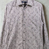 Ermenegildo Zegna Sport Floral Stripe Button Down Shirt Mens M Cotton Romania