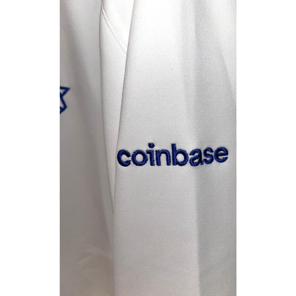 New York Knicks Zero Restriction Z500 1/4 Zip Pullover L330 Sz L Coinbase Crypto