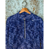 Lululemon Surge Warm Half Zip Pullover Blue Camo Rulu Running Gym Mens XL