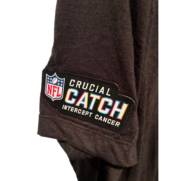 New York Jets Nike Crucial Catch T-Shirt Team Issued Aaron Whitecotton Sz. XL