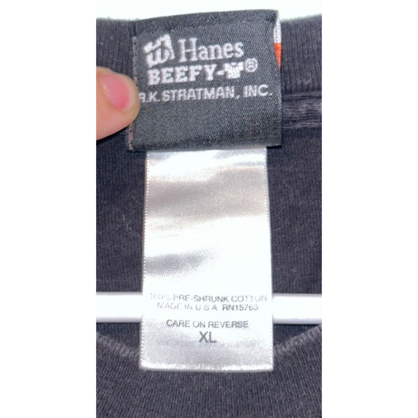 Harley Davidson Follow No One Kokomo, Indiana Sexy XL Rare Hanes Beefy-T Biker T