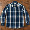 Taylor Stitch x Stetson California Shirt Sz. 2XL 46 Indigo Plaid Organic Cotton