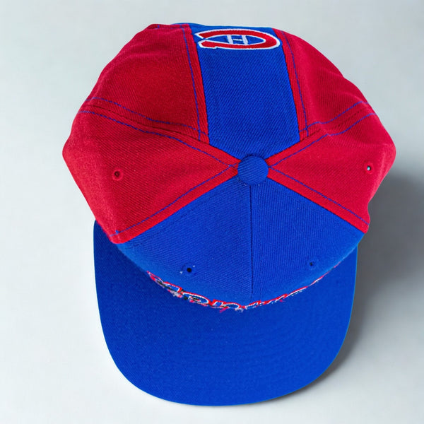Montreal Canadiens AJD Snapback Hat NHL 90s Double Arc Logo NWOT Cap Vintage