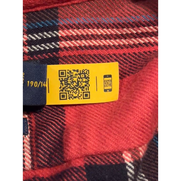 Polo Ralph Lauren Performance Plaid Flannel Shirt 4XLT Big & Tall Suede Elbow