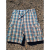 Canterbury of New Zealand Men’s Indian Madras Plaid Cargo Shorts Size 34