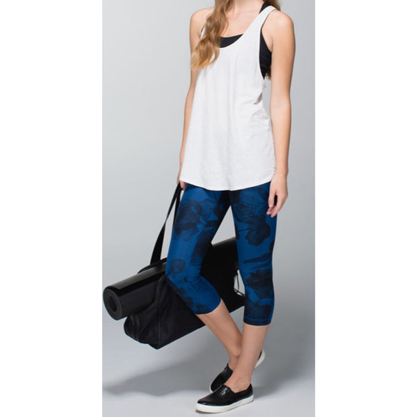 Lululemon Wunder Under Pant Full-On Luxtreme Jumbo Inky Floral Black Inkwell 6