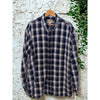L.L. Bean Traditional Fit Plaid Flannel Shirt Men’s 2XLT Tall Black Cotton 22806